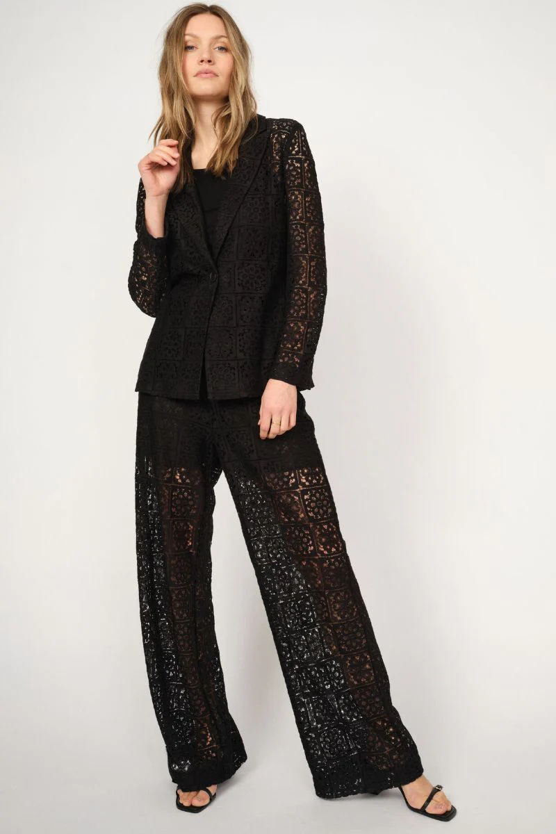Jules Phera Pant Long | Black | Bukser fra Mos Mosh - Image 4