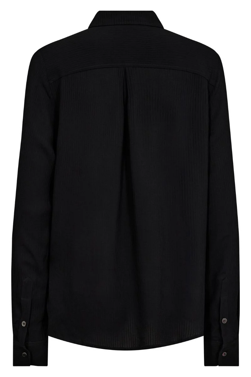 Kether Sez Shirt  | Black | Skjorte fra Mos Mosh - Image 2