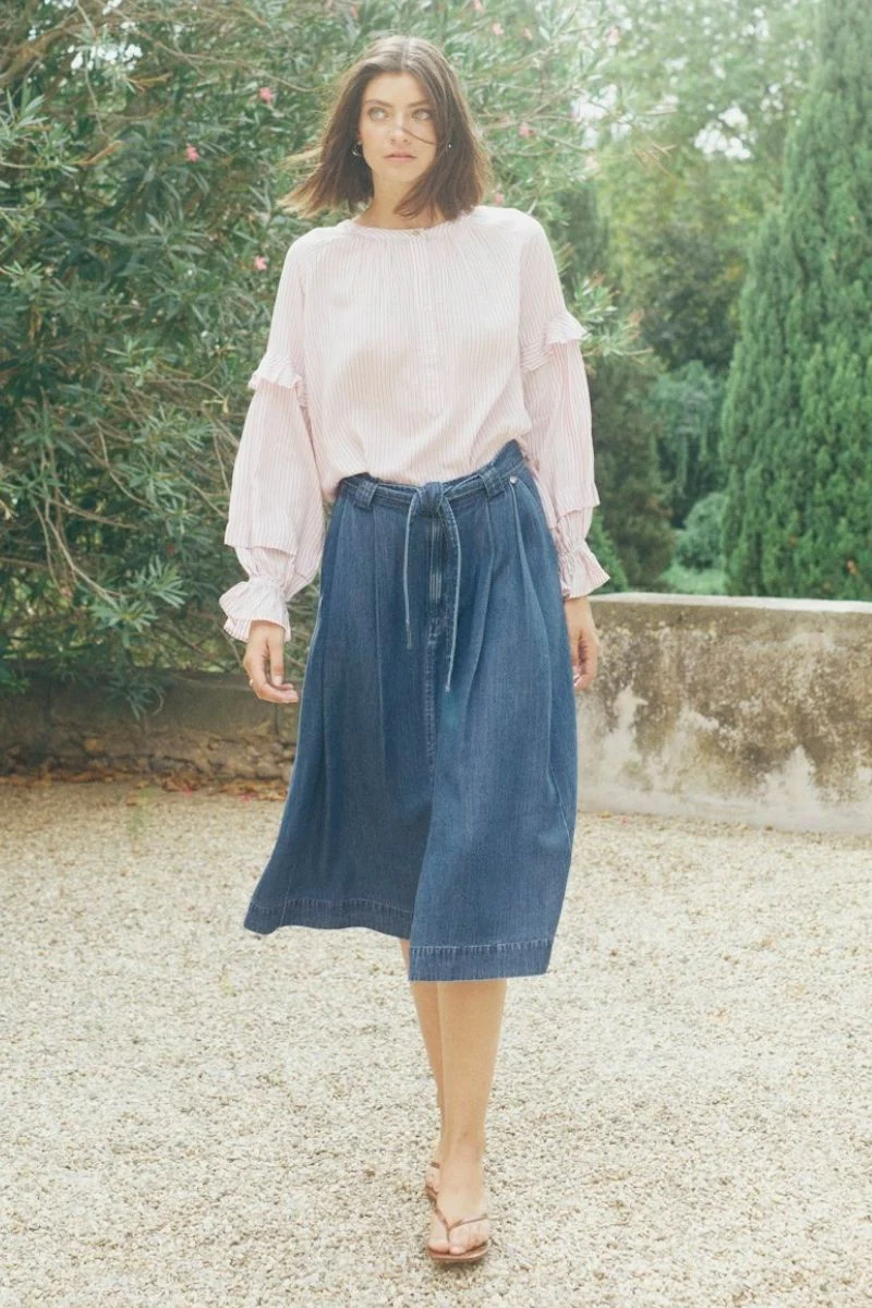 Koda Dinem Skirt | Dark Blue | Nederdel fra Mos Mosh - Image 6