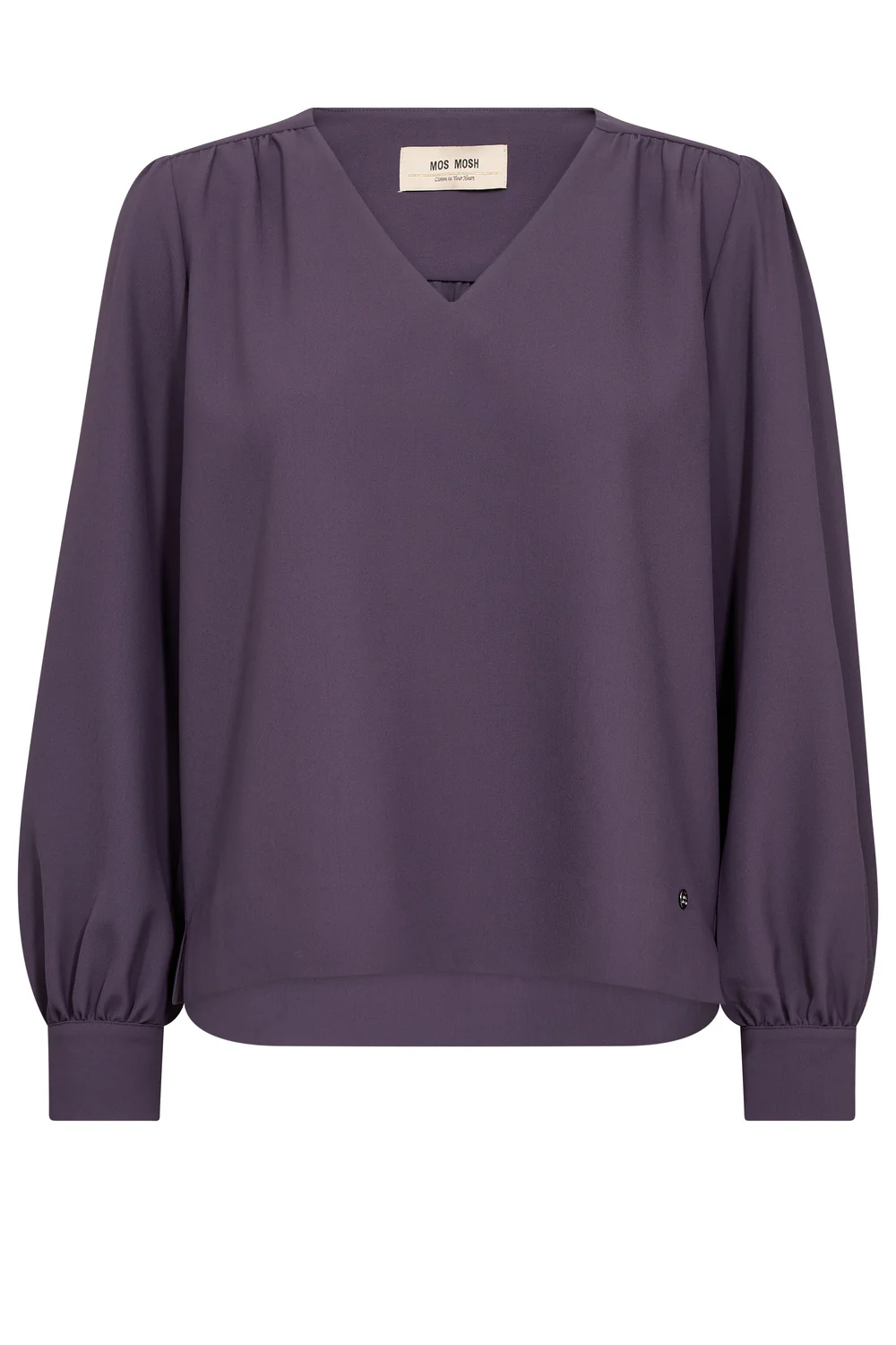 Kylie Miley Blouse | Sweet Grape | Bluse fra Mos Mosh - Image 2