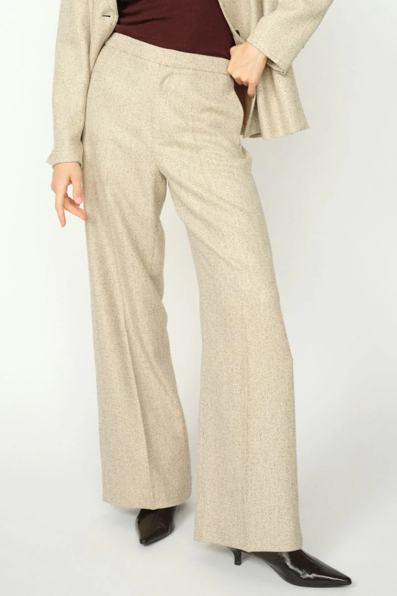 Leya Merlin Pant Long | True Camel | Bukser fra Mos Mosh - Image 3