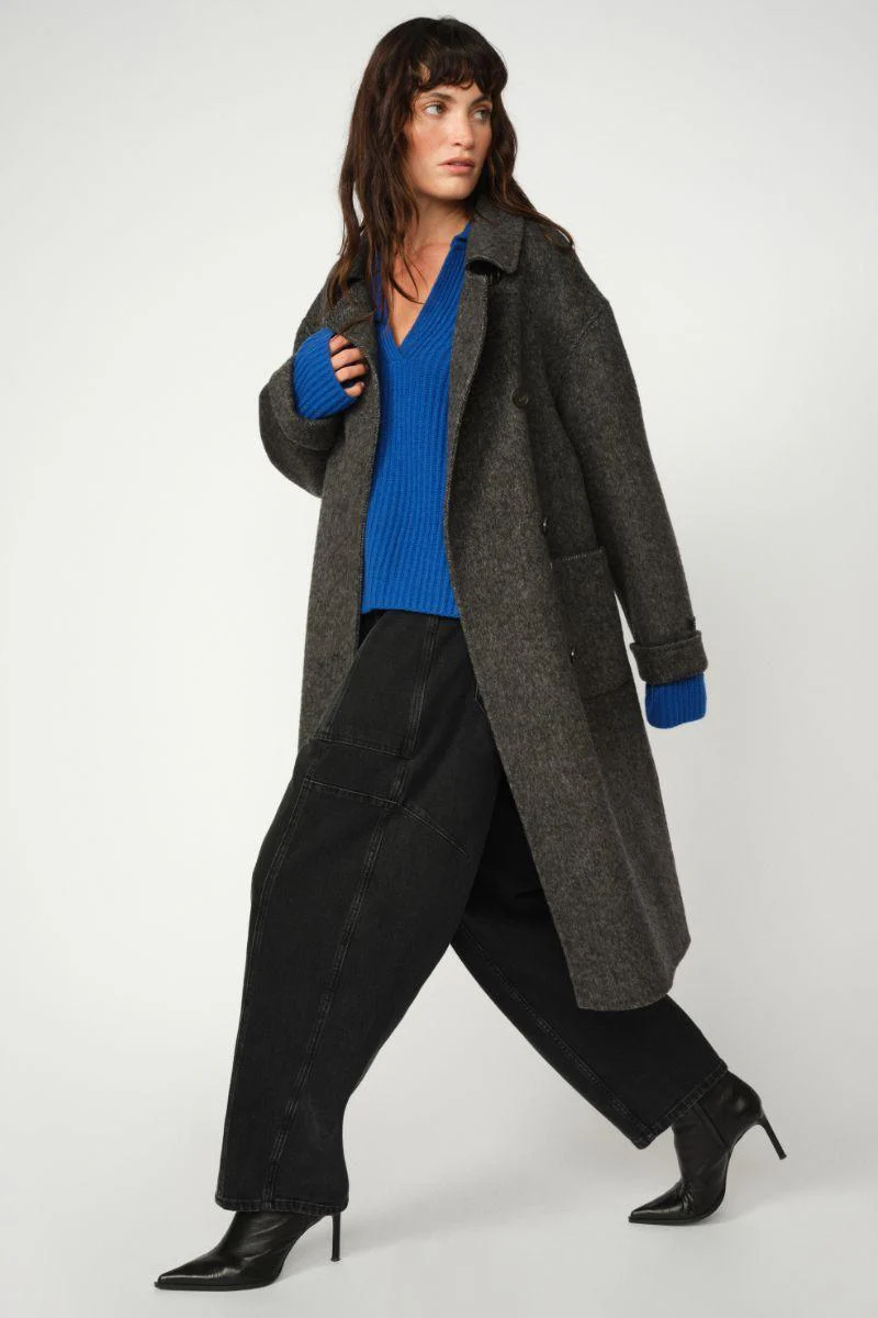 Lucca Barkley Wool Coat | Phantom | Jakke fra Mos Mosh - Image 9
