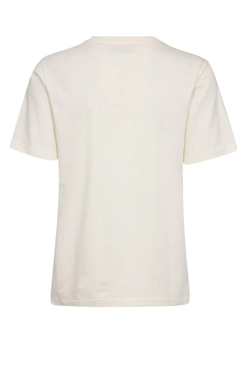 Makri O-SS Tee | Ecru | T-Shirt fra Mos Mosh - Image 3