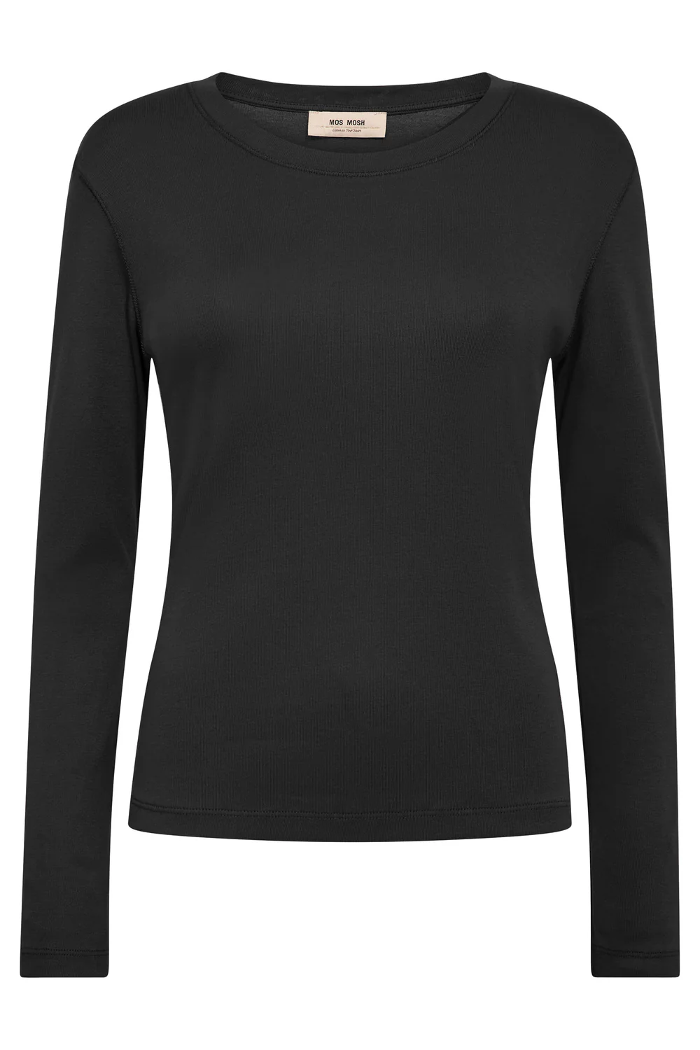 Mali O-LS Tee | Black | T-Shirt fra Mos Mosh - Image 2
