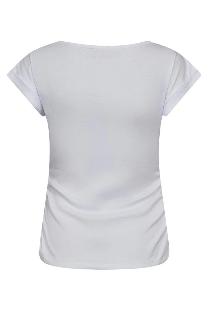 Mall O-SL Tee  | White | T-Shirt fra Mos Mosh - Image 4