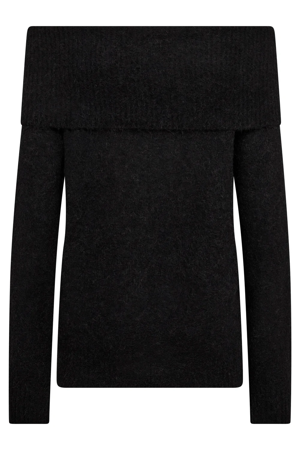 Mape Off Shoulder Knit | Black | Strik fra Mos Mosh - Image 2