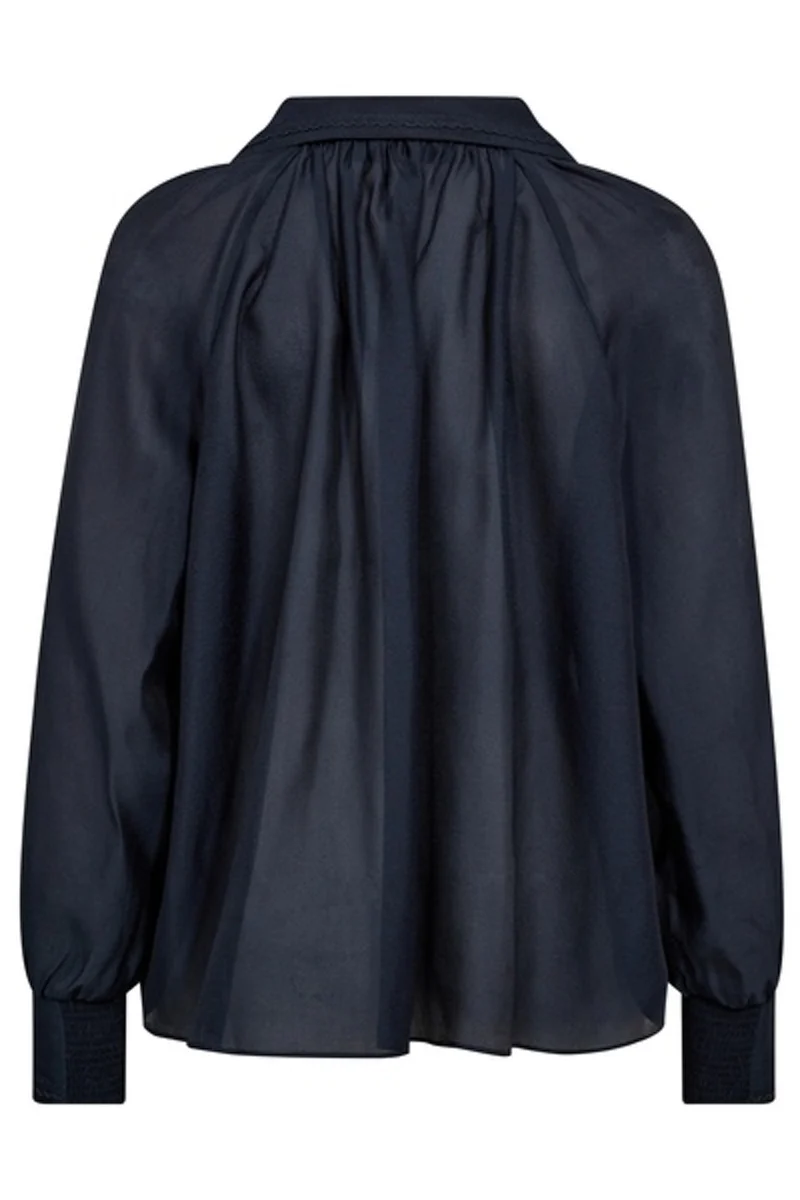 Marcela Shirt  | Salute Navy | Skjorte fra Mos Mosh - Image 4