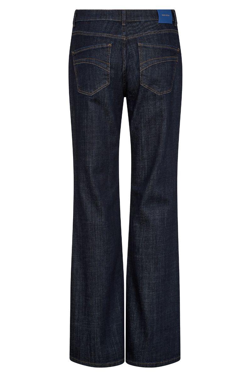 Marlena Nippon Jeans Long | Dark Blue | Jeans fra Mos Mosh - Image 5