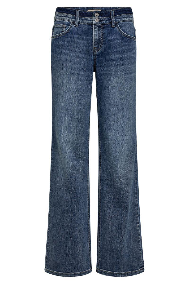 Marlena Nolla Jeans Long | Blue | Jeans fra Mos Mosh - Image 4