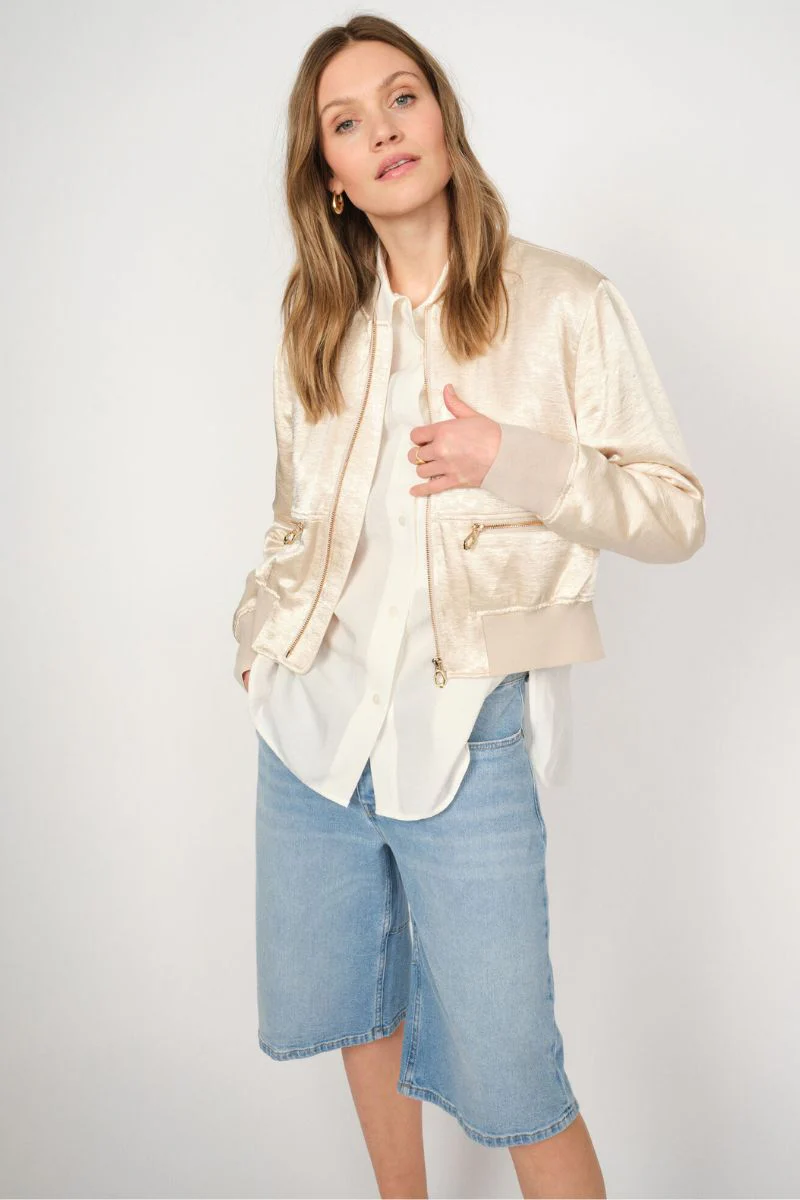 Mathilde Denim Shorts | Light Blue | Shorts fra Mos Mosh - Image 8