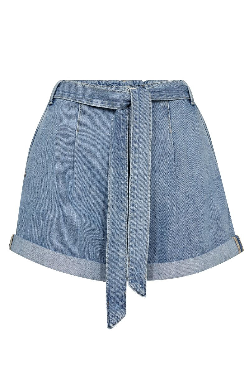 Meggi Denim Shorts Shorts | Light Blue | Shorts fra Mos Mosh - Image 3