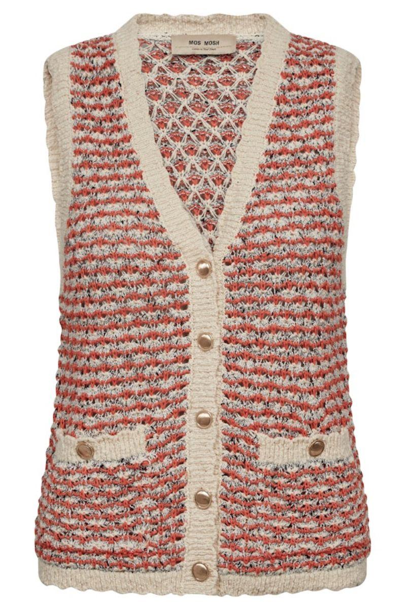 Miah Knit Vest  | Emberglow | Vest fra Mos Mosh - Image 3