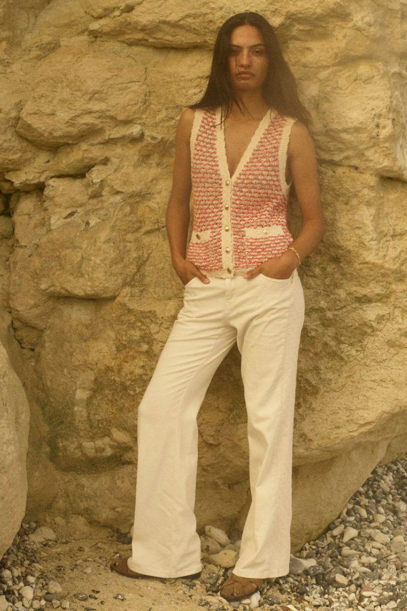 Miah Knit Vest  | Emberglow | Vest fra Mos Mosh - Image 8