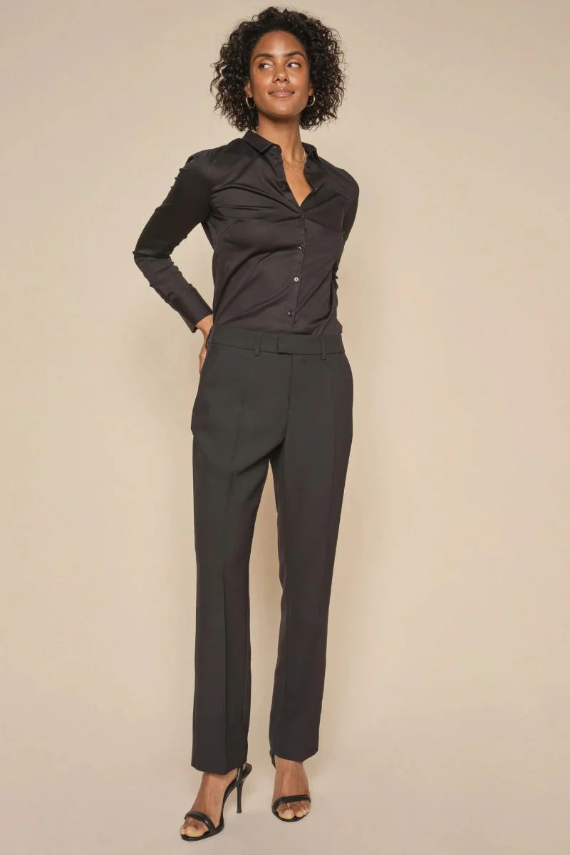 Myla Miley Pant Ankle | Black | Bukser fra Mos Mosh - Image 10