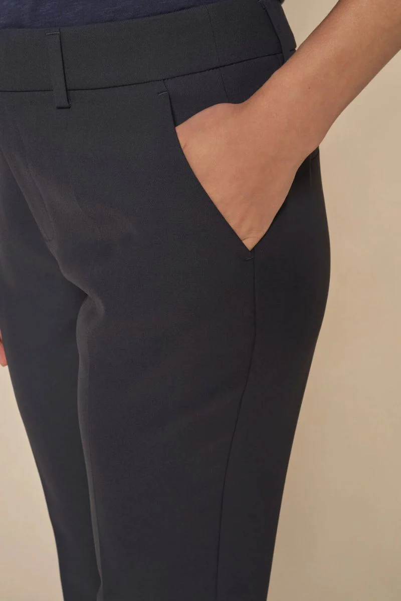 Myla Miley Pant Ankle | Salute Navy | Bukser fra Mos Mosh - Image 9