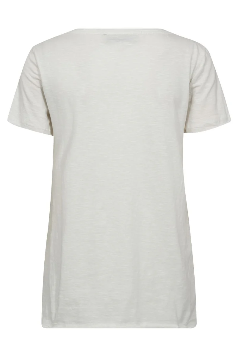 Nadine O-SS Deco Tee | Celadon Tint | T-shirt fra Mos Mosh - Image 4