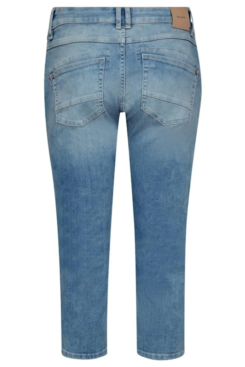 Naomi Bali Jeans Capri | Light Blue | Jeans fra Mos Mosh - Image 5