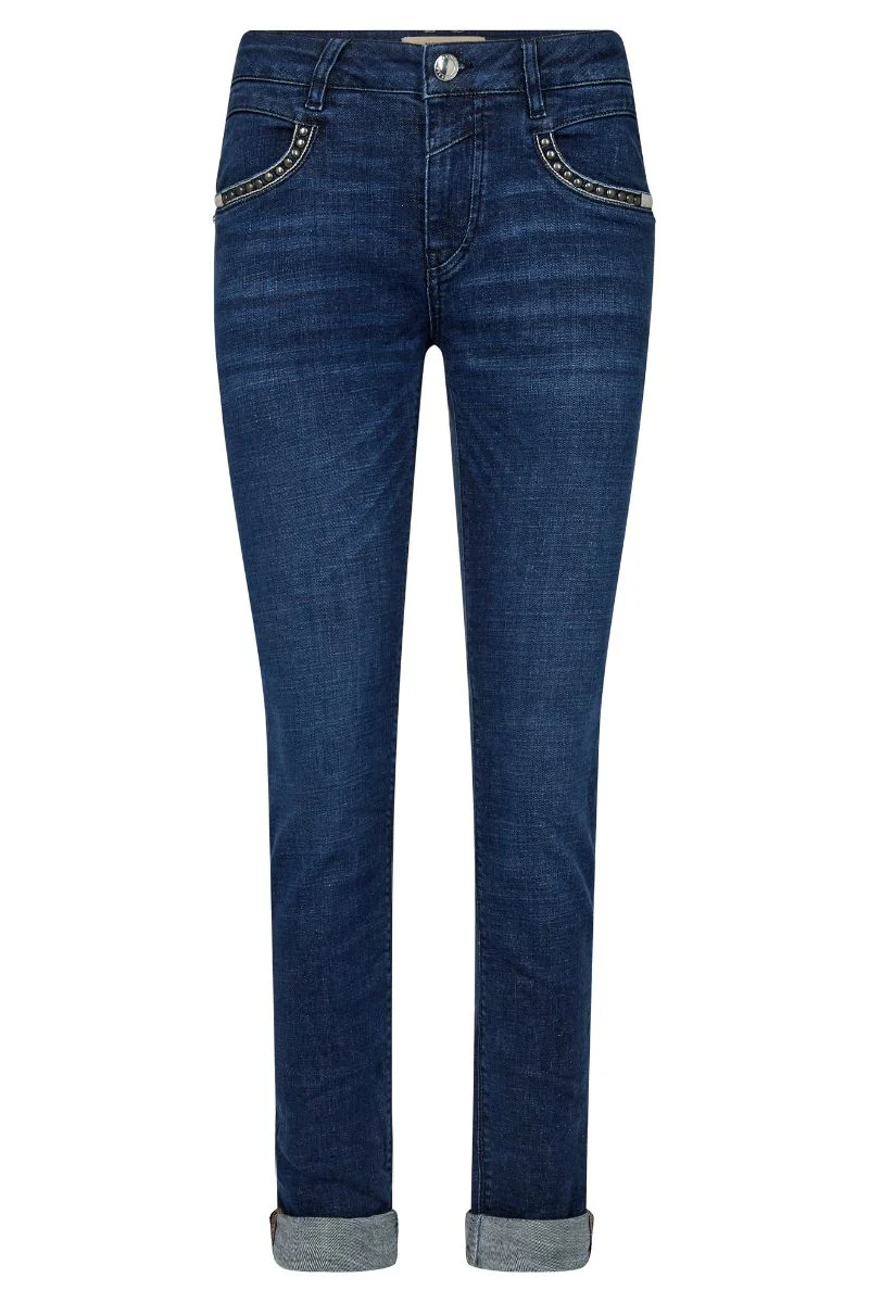 Naomi Cadillac Jeans Regular | Dark Blue | Jeans fra Mos Mosh - Image 2