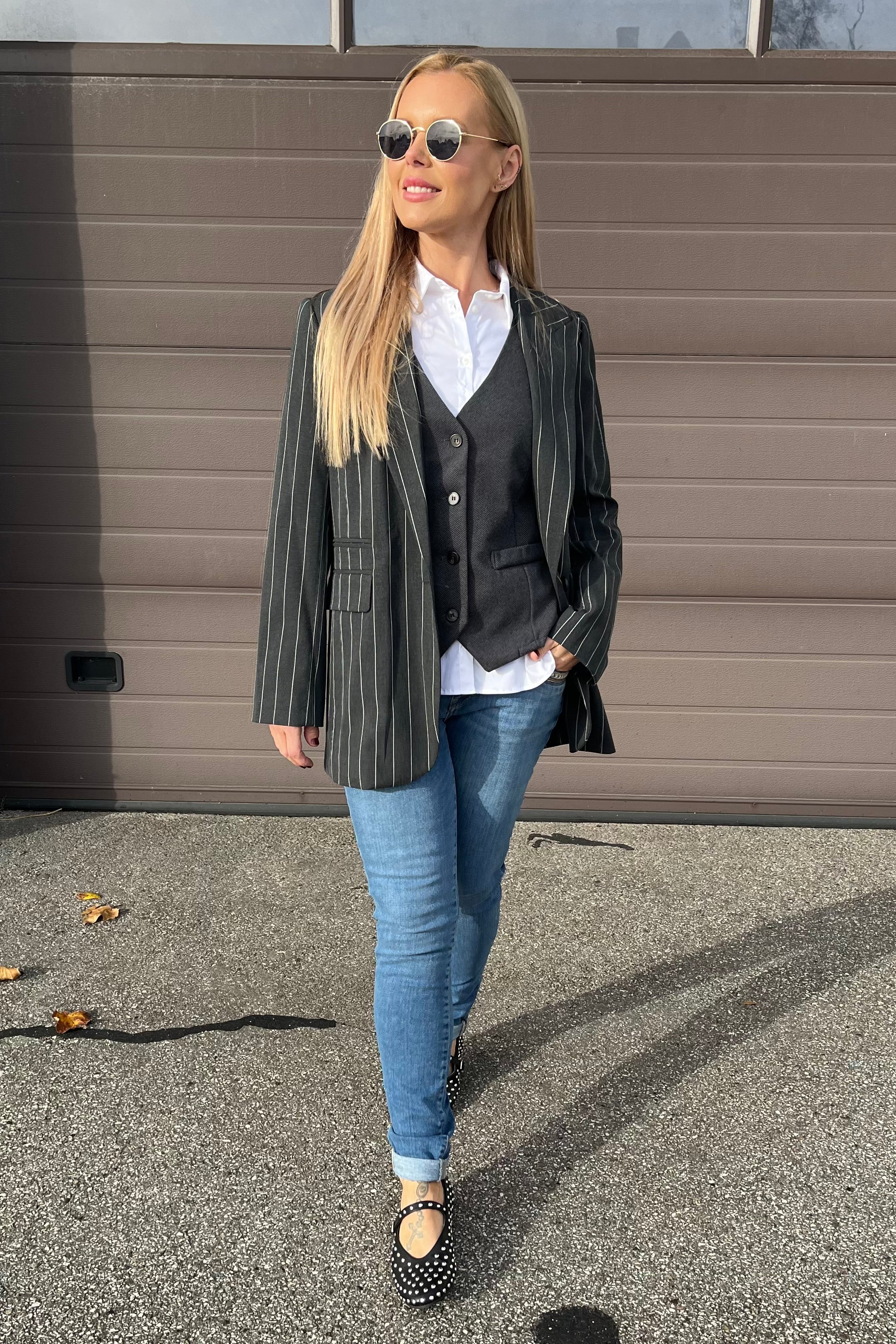 Naomi Diva Jeans | Blue | Jeans fra Mos mosh - Image 8