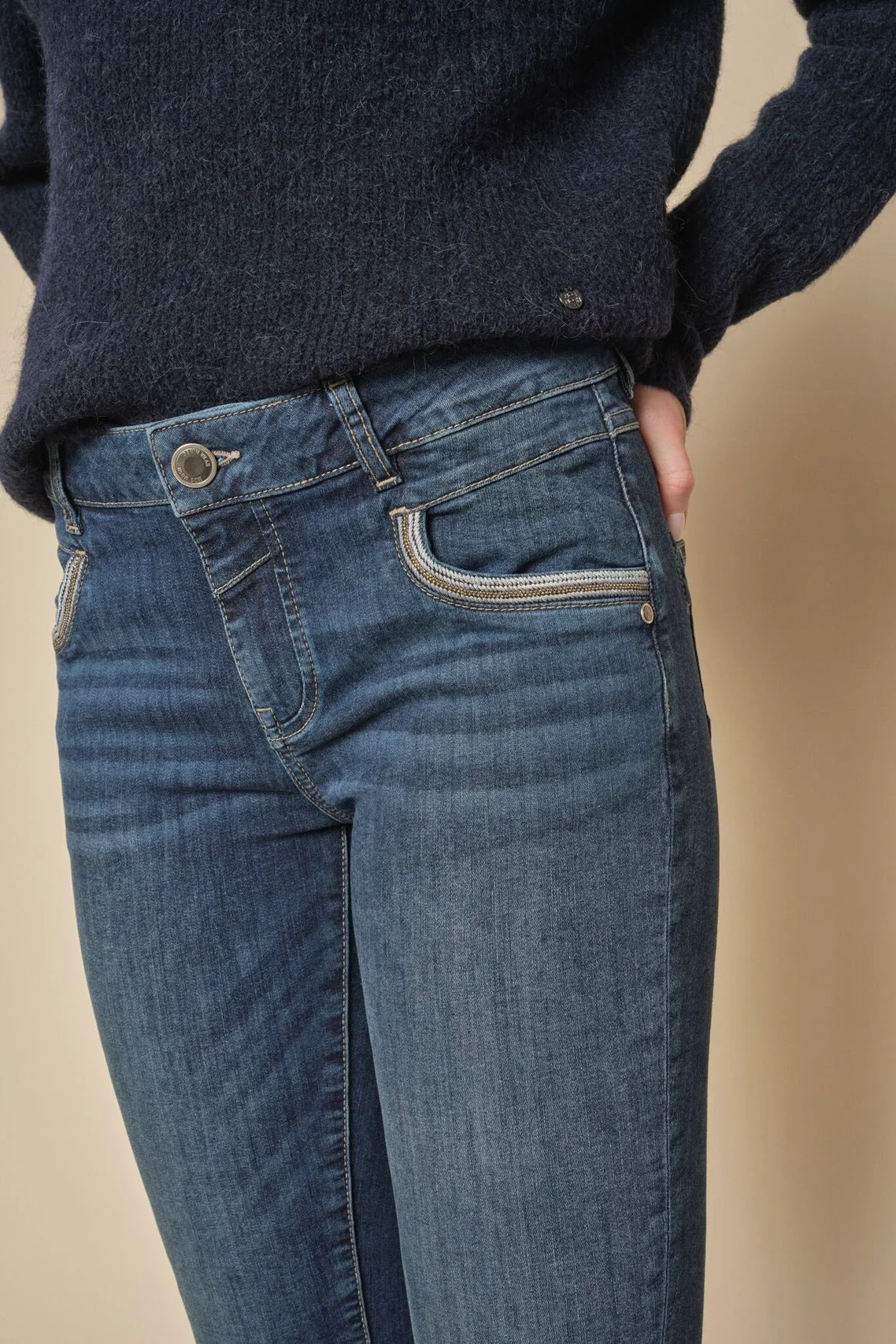 Naomi Marla Jeans Ankle | Blue | Jeans fra Mos Mosh - Image 4