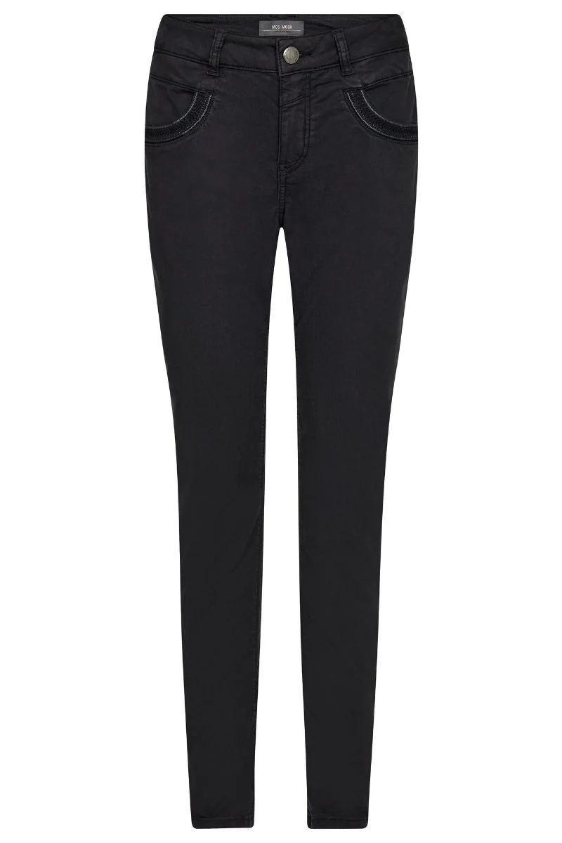 Naomi Treasure Pant Regular | Phantom | Bukser fra Mos Mosh - Image 2