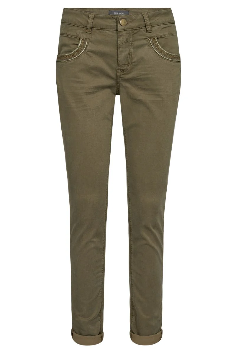 Naomi Treasure Pant Regular | Sea Turtle | Bukser fra Mos Mosh - Image 3