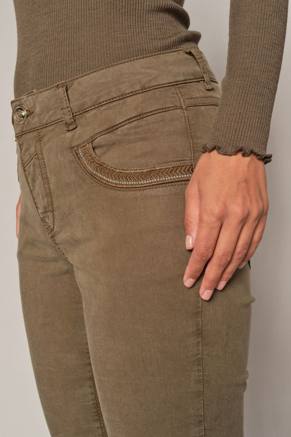 Naomi Treasure Pant Regular | Sea Turtle | Bukser fra Mos Mosh - Image 5