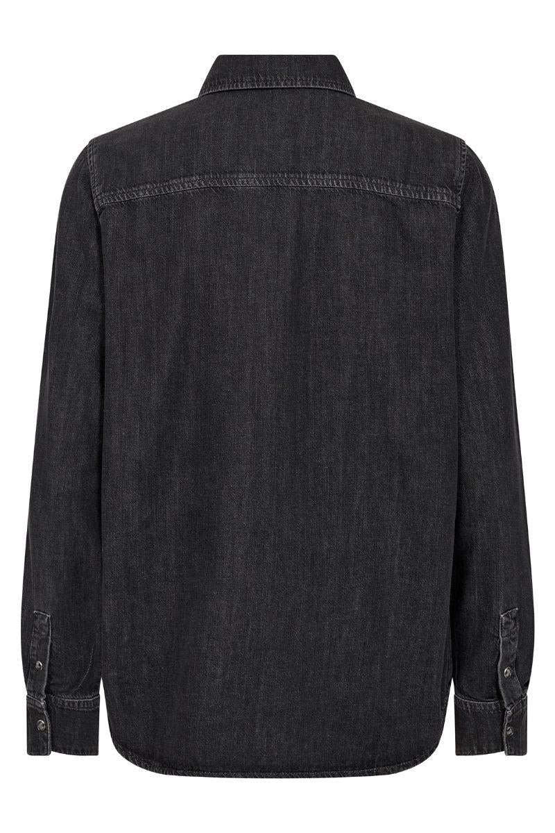 Natalie Denim Shirt | Grey | Skjorte fra Mos Mosh - Image 4
