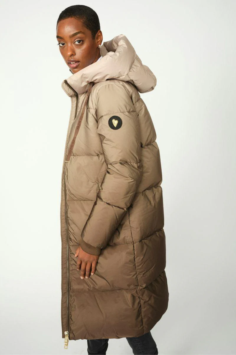 Nova Dip Dye Down Jacket | Savannah Tan | Jakke fra Mos Mosh - Image 4
