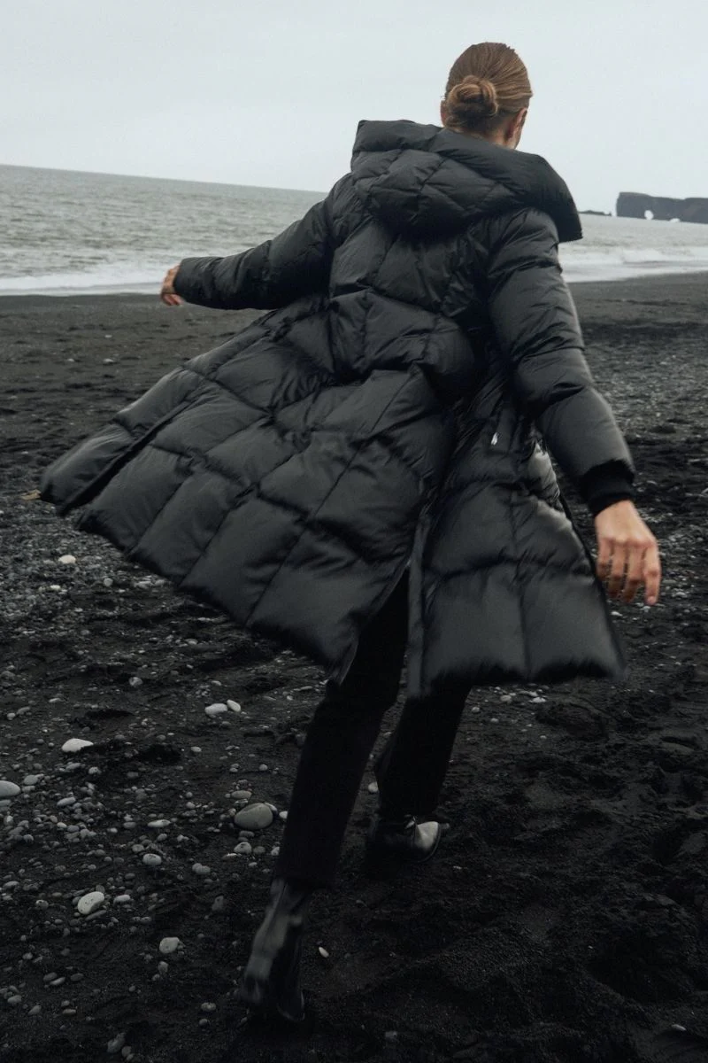 Nova Metallic Down Jacket | Black | Jakke fra Mos Mosh - Image 5