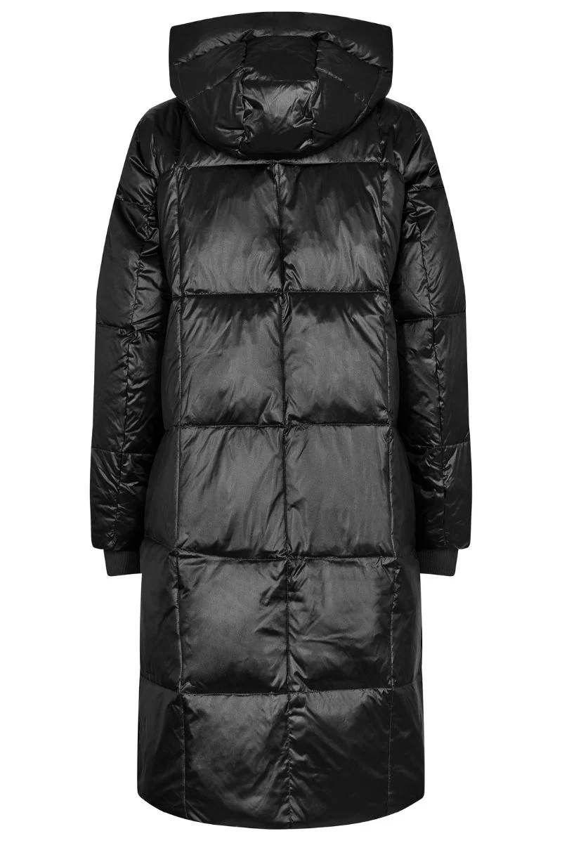 Nova Metallic Down Jacket | Black | Jakke fra Mos Mosh - Image 7