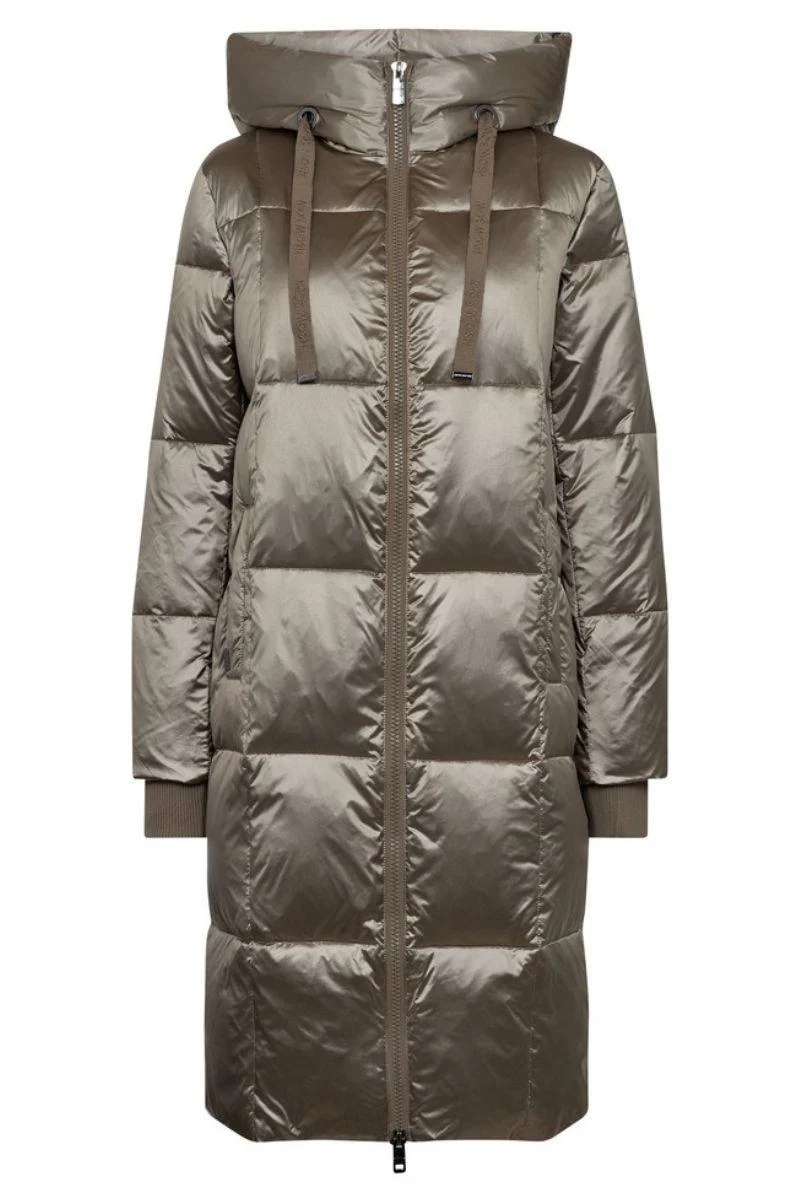 Nova Metallic Down Jacket | Brindle | Jakke fra Mos Mosh - Image 2