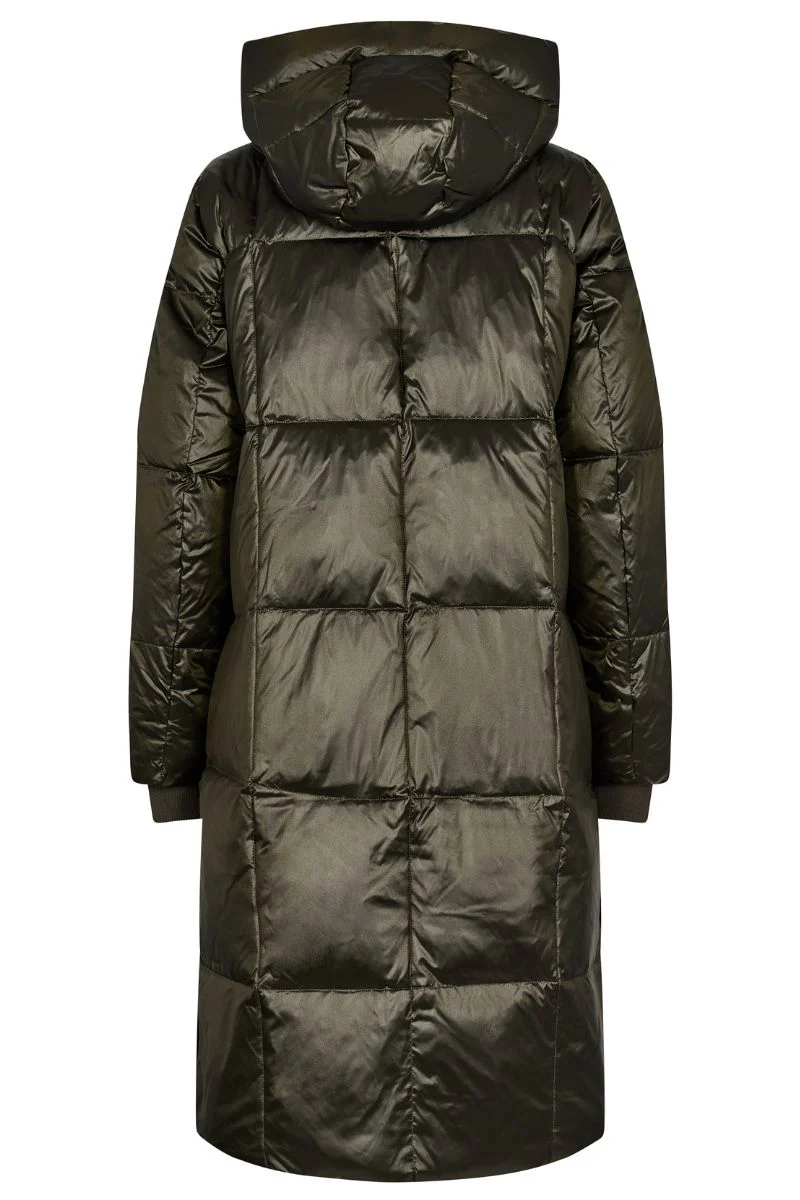 Nova Metallic Down Jacket | Forest Night | Jakke fra Mos Mosh - Image 9