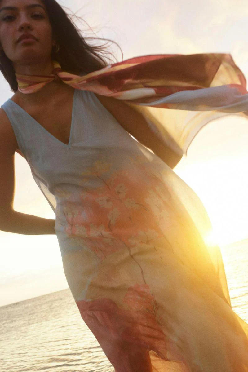 Nylo Landscape Dress  | Skyway | Kjole fra Mos Mosh - Image 6