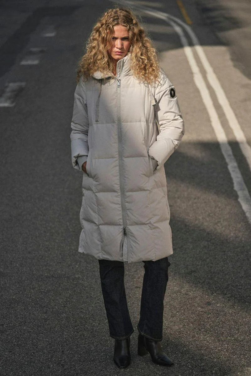 Ollie Terma Long Coat | Glacier Gray | Jakke fra Mos Mosh - Image 8