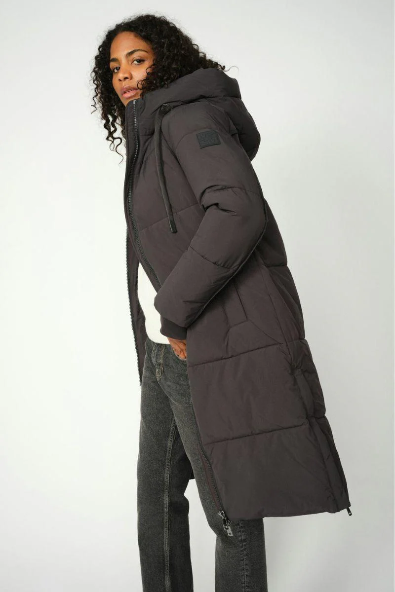 Ollie Terma Long Coat | Phantom | Jakke fra Mos Mosh