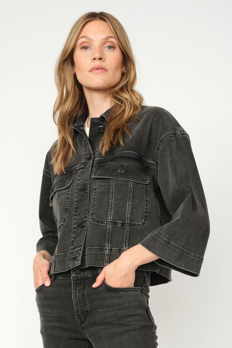 Penn Deluxe Jacket | Grey | Jakke fra Mos Mosh - Image 4