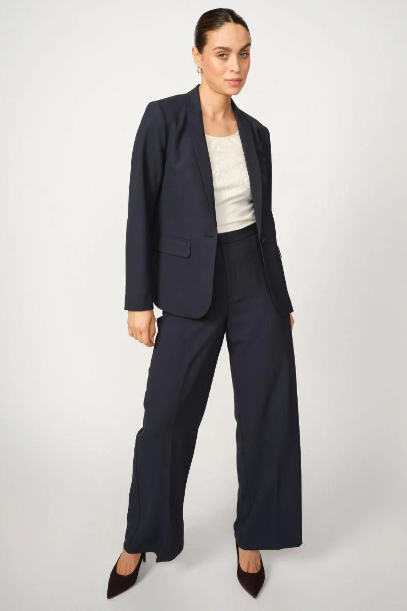 Phoebe Miley Blazer | Salute Navy | Blazer fra Mos Mosh - Image 15