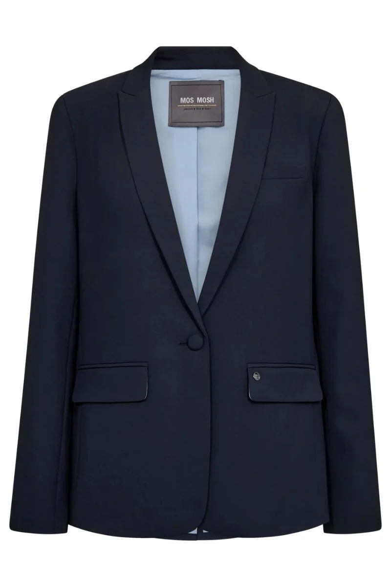 Phoebe Miley Blazer | Salute Navy | Blazer fra Mos Mosh - Image 2