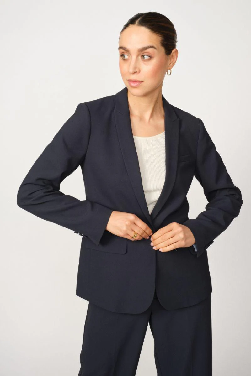 Phoebe Miley Blazer | Salute Navy | Blazer fra Mos Mosh - Image 3