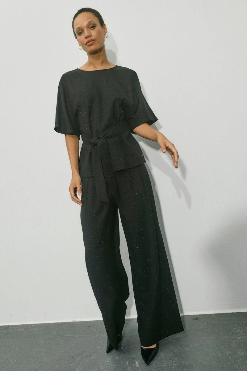 Pie Bellevue Blouse | Black | Bluse fra Mos Mosh - Image 5