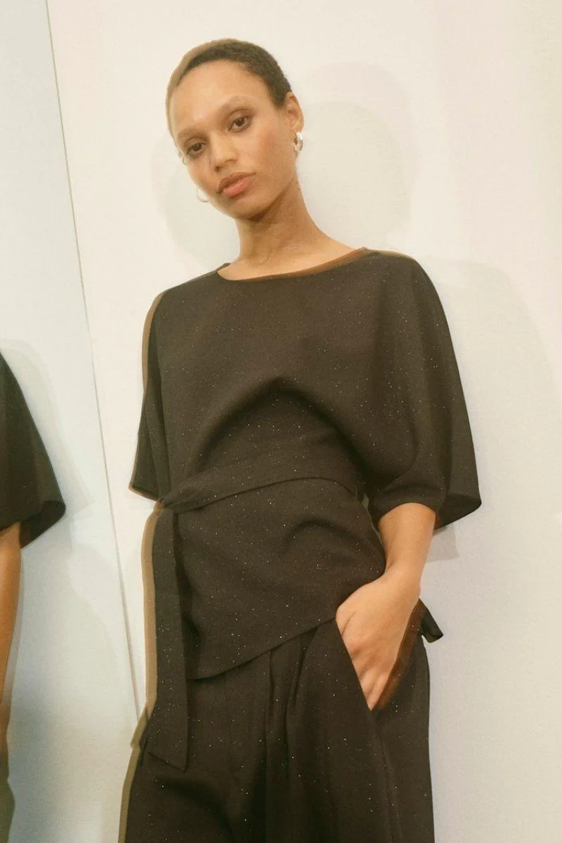 Pie Bellevue Blouse | Black | Bluse fra Mos Mosh - Image 6
