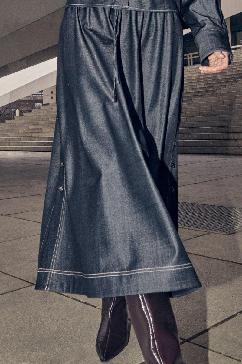 Poy Cilla Skirt | Black | Nederdel fra Mos Mosh - Image 10