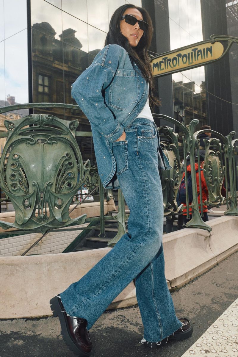 Relee Chrome Jeans  Long | Mid Blue | Jeans fra Mos Mosh - Image 2