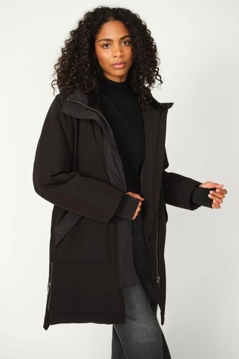 Relena Turtleneck SS Knit | Black | Strik fra Mos Mosh - Image 5