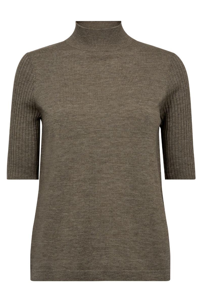 Relena Turtleneck SS Knit | Falcon | Strik fra Mos Mosh - Image 2