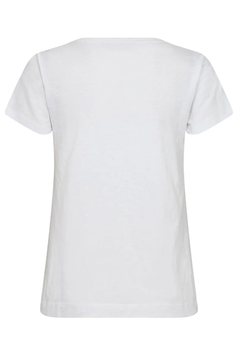 Rem O-SS Eagle Tee   | White | T-shirt fra Mos Mosh - Image 4