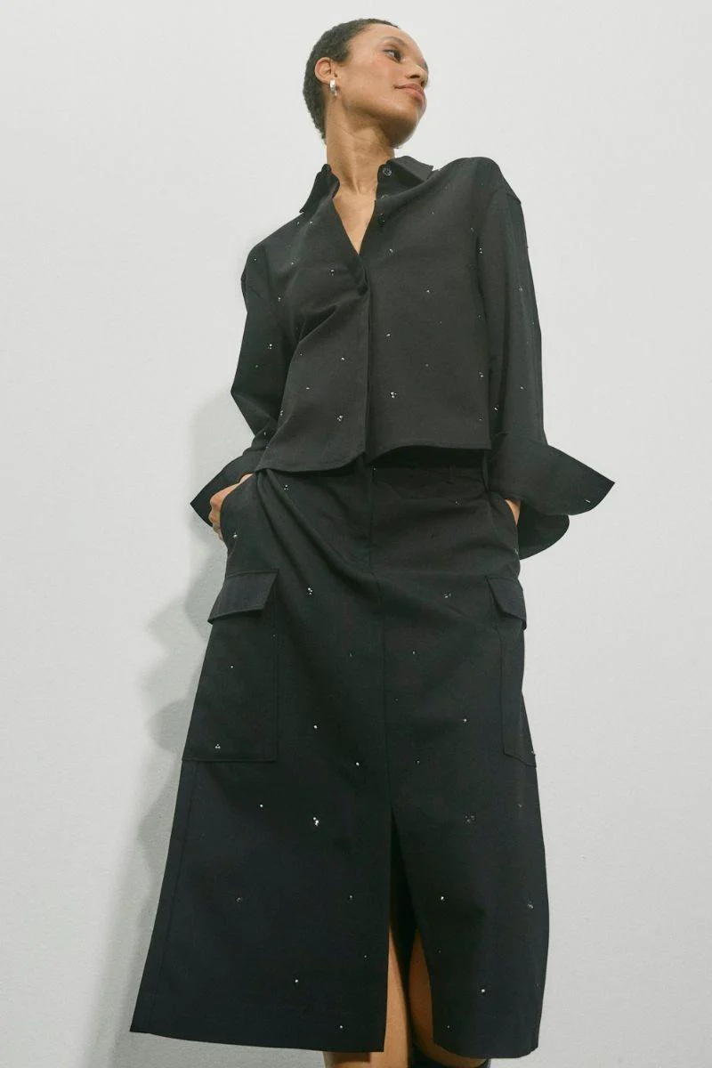 Rie Geri Shirt | Black | Skjorte fra Mos Mosh - Image 6