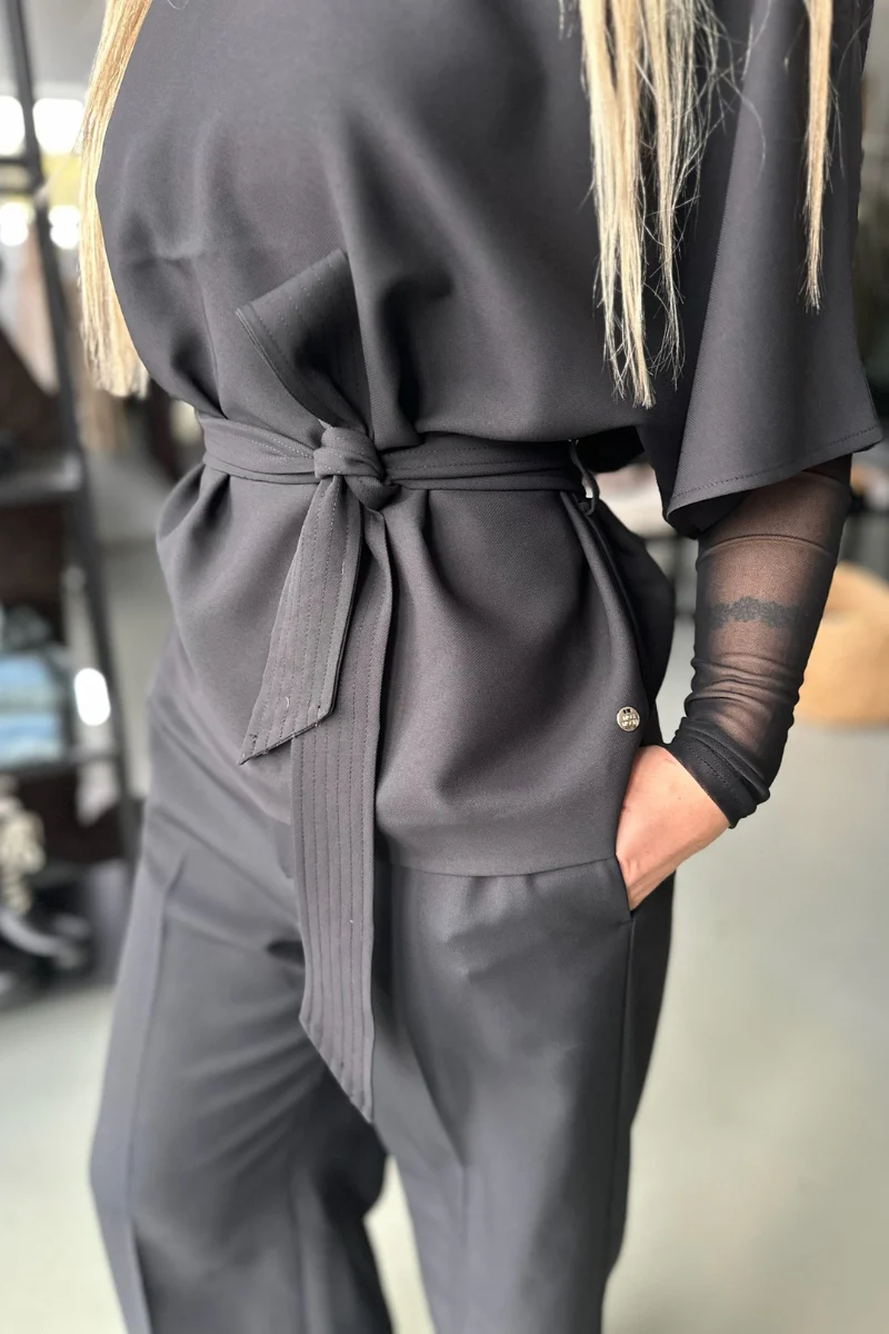Rikala Miley Blouse | Black | Bluse fra Mos Mosh - Image 7