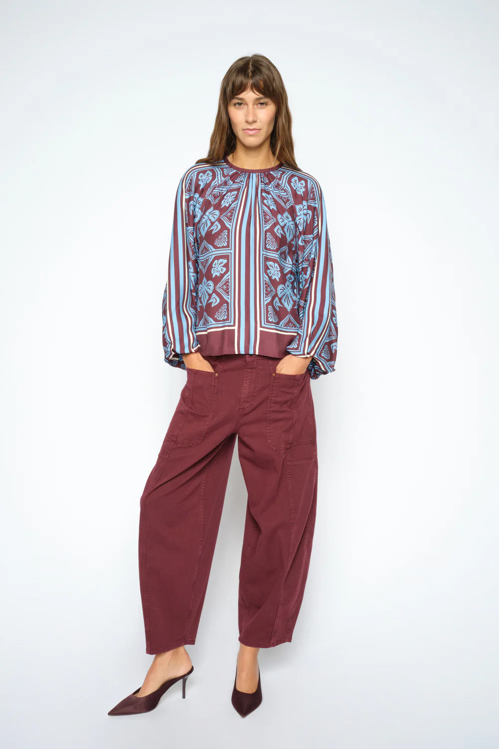 Rosy Via Pant Ankle | Port Royale | Bukser fra Mos Mosh - Image 4